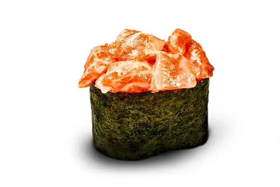 Gunkan spicy łosoś od Roll Club