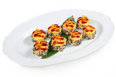 Baked salmon avocado — 8 pcs.