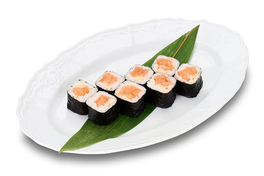 Ролл Спайс рол з лососем на дім
