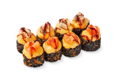 Baked salmon-eel — 8 pcs